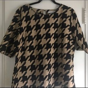 Liz Claiborne Houndstooth Top